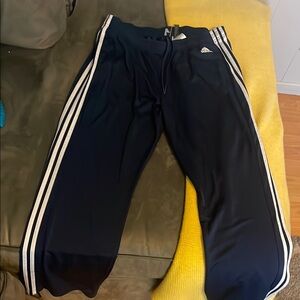 Adidas Navy Track Pants silky soft